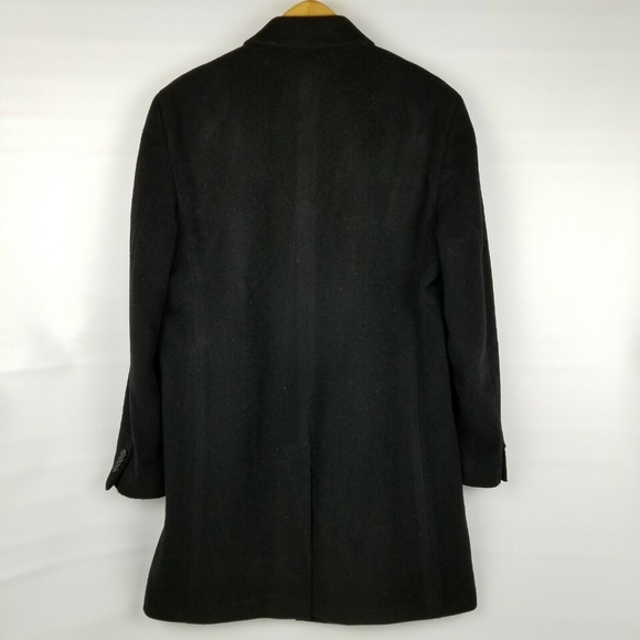 Joseph Abboud Mens Overcoat 42R Cashmere Blend - Picture 3 of 8